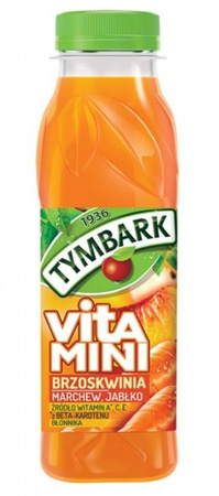 TYMBARK VITAMINI SAFT PFIRSICH - KAROTTE - APFEL 300ML X 12PC.
