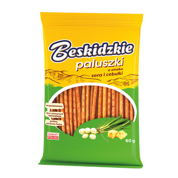 BESKIDZKI STICKS  KÄSE UND ZWIEBEL 60G - 24 STÜCK.