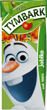 100% APFELSAFT TYMBARK IN EINEM KARTON 200ML X 27PCS.