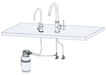 FILTERSYSTEM MIT BRITA-HAHN