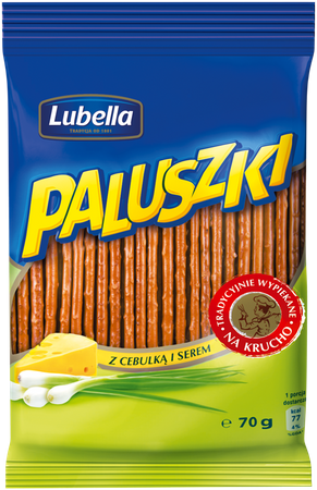 LUBELLA STICKS MIT KÄSE UND ZWIEBELN 70G X 25 STK.