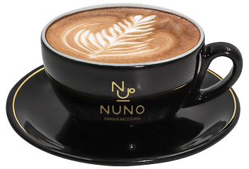 KAFFEETASSEN 200 ML NUNO SCHWARZ CAPPUCINO