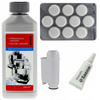 Set für Saeco Kaffeemaschine (Entkalker 250 ml, 10 Tabletten, Filter, Fett 5 g)