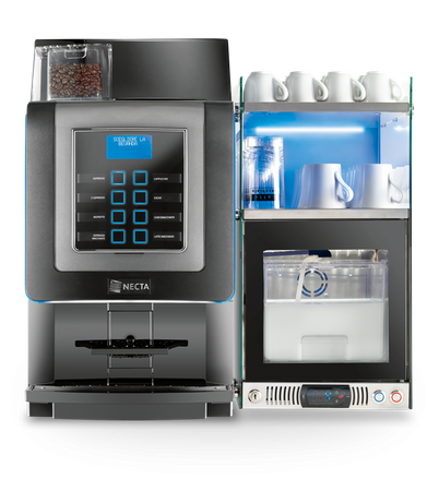 Necta Koro Prime ESPRESSO + IN Schoko FM Festwasser