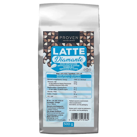 MILCH PROVEN INTSTANT DRINKS LATTE DIAMANTE GRANULARE 500G